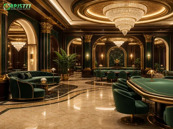 Tampilan meja permainan di Virtual Casino