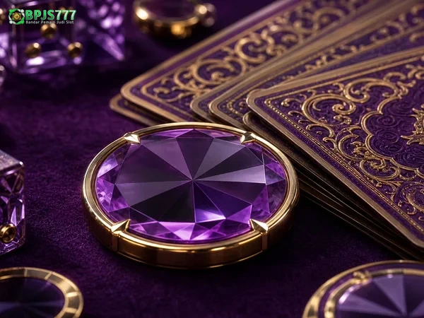 Antarmuka Virtual Casino dengan nuansa kuning dan biru